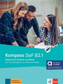 Kompass DaF B2.1 - Hybride Ausgabe allango - Braun, Birgit;Fügert, Nadja;Jin, Friederike
