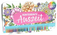 Colorful World Designdose mit 36 Buntstifte Kunterbunte Auszeit - frechverlag