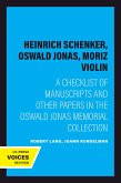 Heinrich Schenker, Oswald Jonas, Moriz Violin (eBook, ePUB)