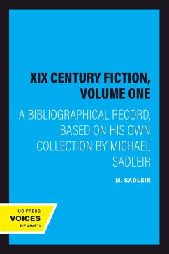 Cover XIX Century Fiction, Volume One (eBook, ePUB)