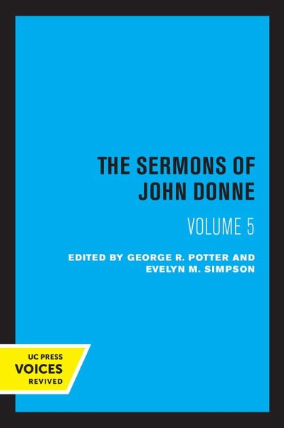 The Sermons of John Donne, Volume V (eBook, ePUB)