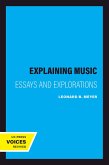 Explaining Music (eBook, ePUB)
