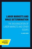 Labor Markets and Wage Determination (eBook, ePUB)