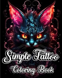 Simple Tattoo Coloring Book - Caleb, Sophia