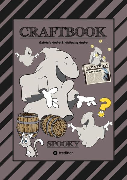 CRAFTBOOK - 100 GRUSELIGE MALMOTIVE - 2 SCHAURIGE BASTELSPIELE - RÄTSEL - LUSTIGE BILDER - GRAUENHAFTE AUFGABEN (eBook, ePUB)