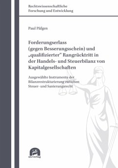 Cover Forderungserlass (gegen Besserungsschein) und 