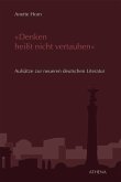 "Denken heißt nicht vertauben" (eBook, PDF)