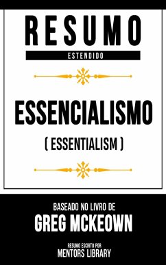 Cover Resumo Estendido - Essencialismo (Essentialism) (eBook, ePUB)