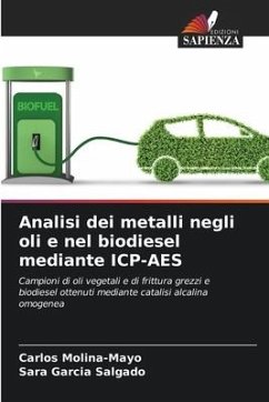 Analisi dei metalli negli oli e nel biodiesel mediante ICP-AES - Molina-Mayo, Carlos;García Salgado, Sara