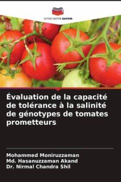 Évaluation de la capacité de tolérance à la salinité de génotypes de tomates prometteurs - Moniruzzaman, Mohammed;Akand, Md. Hasanuzzaman;Shil, Dr. Nirmal Chandra