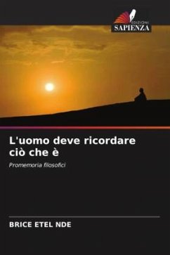 L'uomo deve ricordare ciò che è - NDE, BRICE ETEL