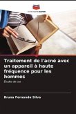 Traitement de l'acné avec un appareil à haute fréquence pour les hommes