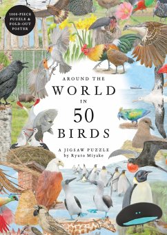 Around the World in 50 Birds 1000 Piece Puzzle - Unwin, Mike