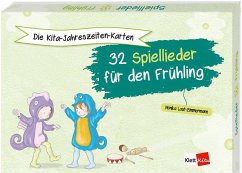 Die Kita-Jahreszeiten-Karten: 32 Spiellieder für den Frühling - Laut-Zimmermann, Monika