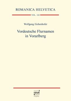 Vordeutsche Flurnamen in Vorarlberg (eBook, ePUB) - Eichenhofer, Wolfgang