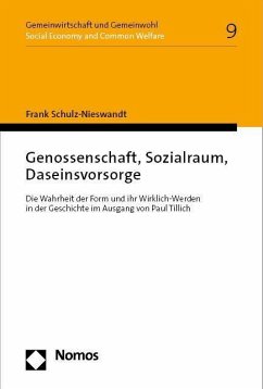 Genossenschaft, Sozialraum, Daseinsvorsorge - Schulz-Nieswandt, Frank