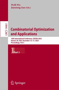 Combinatorial Optimization and Applications