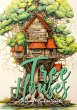 Tree Houses Coloring Book for Adults - Bild 1