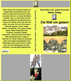 Die Welt von gestern - Band 250 in der gelben Buchreihe - bei Jürgen Ruszkowski (eBook, ePUB) - Zweig, Stefan