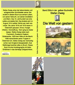 Die Welt von gestern – Band 250 in der gelben Buchreihe – bei Jürgen Ruszkowski (eBook, ePUB) - Zweig, Stefan