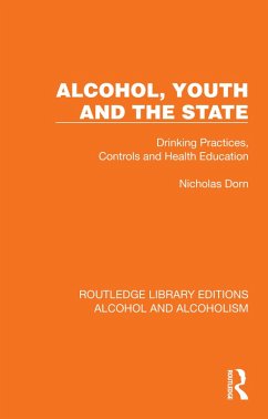 Cover Alcohol, Youth and the State (eBook, PDF)