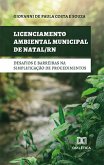 Licenciamento ambiental municipal de Natal/RN (eBook, ePUB)