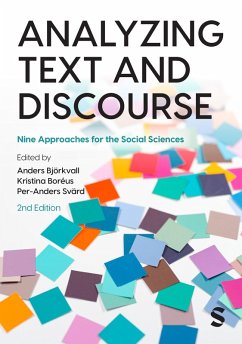 Analyzing Text and Discourse (eBook, ePUB) - Björkvall, Anders; Boreus, Kristina; Svärd, Per-Anders