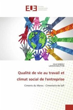 Qualité de vie au travail et climat social de l'entreprise - KABAILI, Hind;BOUTYEB, LAHCEN