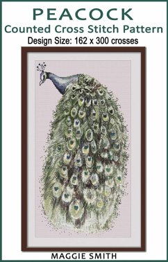Peacock Counted Cross Stitch Pattern (eBook, ePUB) - Smith, Maggie