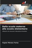 Dalla scuola materna alla scuola elementare: