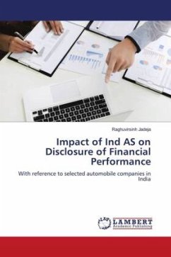 Impact of Ind AS on Disclosure of Financial Performance - Jadeja, Raghuvirsinh