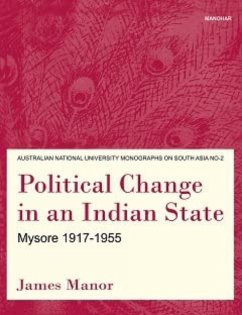 Political change in an Indian state - Manor, James
