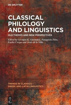 Cover Classical Philology and Linguistics (eBook, ePUB)