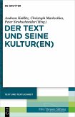 Der Text und seine Kultur(en) (eBook, ePUB)