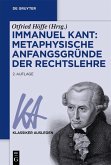 Immanuel Kant: Metaphysische Anfangsgründe der Rechtslehre (eBook, ePUB)