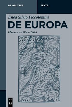 Enea Silvio Piccolomini: De Europa (eBook, ePUB) - Piccolomini, Enea Silvio