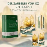 Der Zauberer von Oz Geschenkset - 2 Bücher (mit Audio-Online) + Eleganz der Natur Schreibset Premium, m. 1 Beilage, m. 1