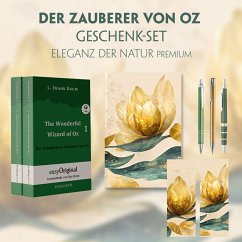 Der Zauberer von Oz Geschenkset - 2 Bücher (mit Audio-Online) + Eleganz der Natur Schreibset Premium, m. 1 Beilage, m. 1 - Baum, L. Frank