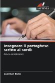 Insegnare il portoghese scritto ai sordi: