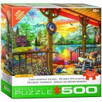 Eurographics 6500-5884 - Early Morning Fishing, Angeln am frühen Morgen, Family-Puzzle, Large Pieces, 500 Teile