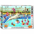 Eurographics 6500-5878 - Crazy Pool Day, Verrückter Pooltag, Family-Puzzle, Large Pieces, 500 Teile