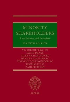 Minority Shareholders - Joffe Kc, Victor; Drake, David; Richardson Kc, Giles; Lightman Kc, Daniel; Collingwood Kc, Tim; Elias, Thomas; Bryan, Zahler