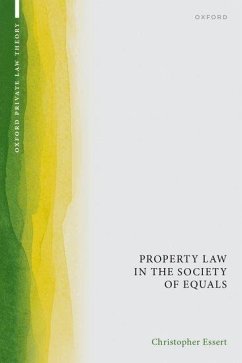 Property Law in the Society of Equals - Essert, Christopher