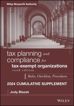 Tax Planning and Compliance for Tax-Exempt Organizations, 2024 Cumulative Supplement - Blazek, Jody