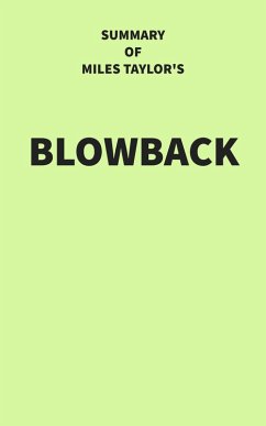 Cover Summary of Miles Taylor's Blowback (eBook, ePUB)