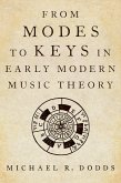 From Modes to Keys in Early Modern Music Theory (eBook, ePUB)