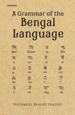 A Grammar of the Bengal Language - Brassey Halhed, Nathaniel