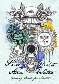 Fire Earth Air Water Coloring Book for Adults