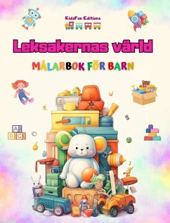 Leksakernas värld - Målarbok för barn - Editions, Kidsfun