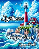 Large Print Lighthouse Coloring Book